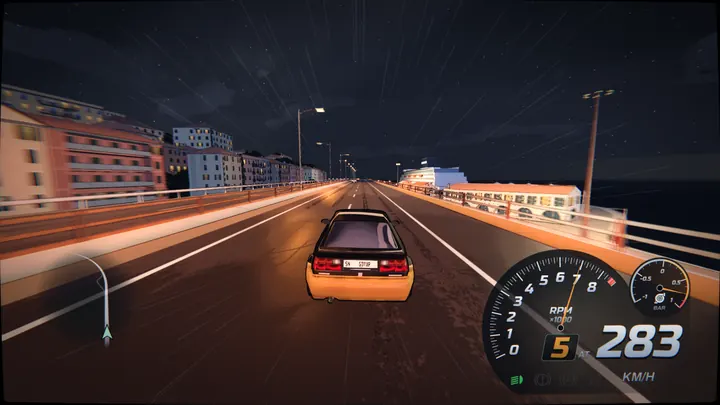 The port at night